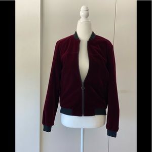 BCBG Generation velvet bomber XS